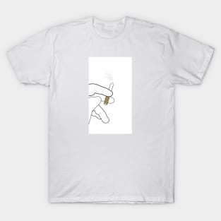 Hands holding Cigarettes T-Shirt